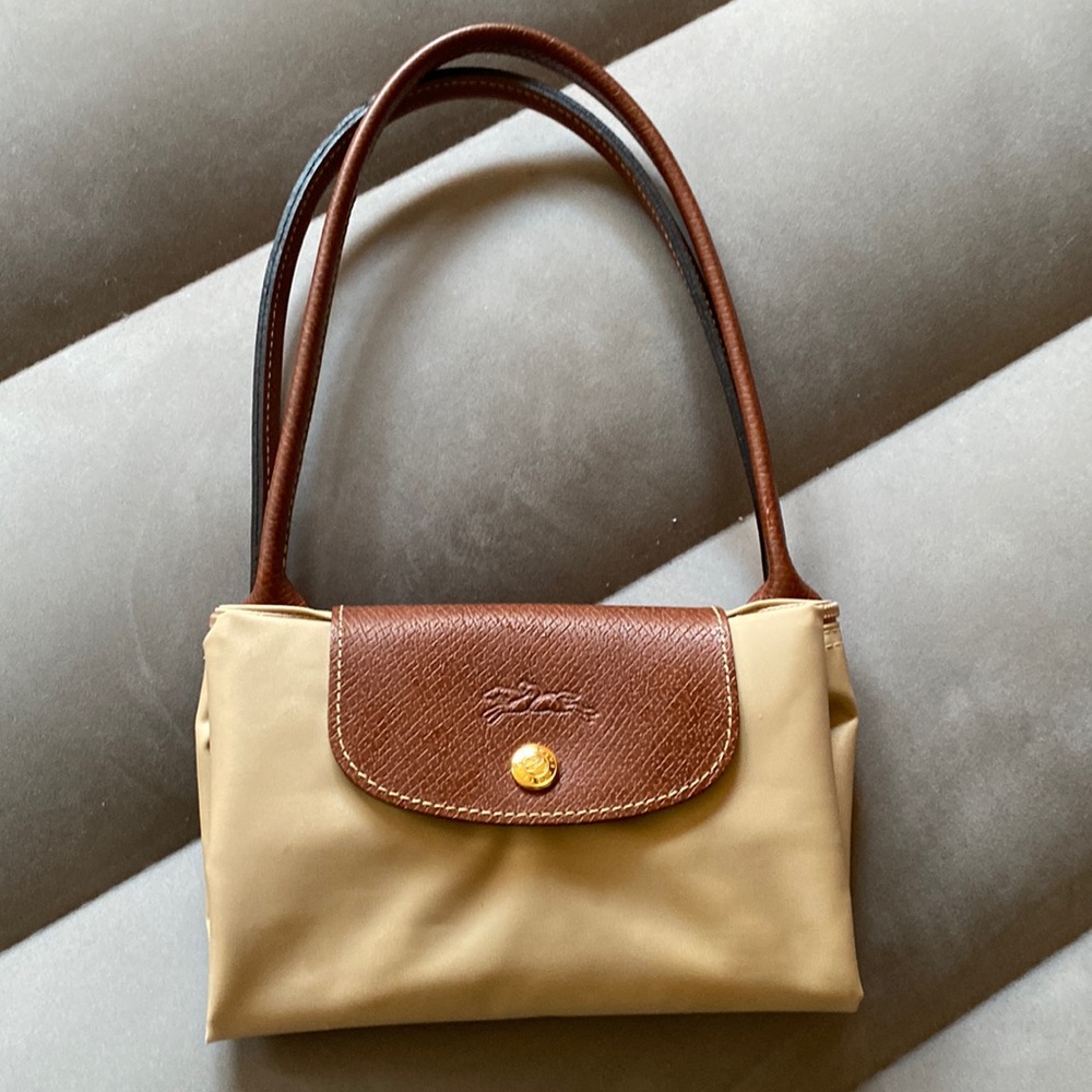 Le Pliage Original-Top handle bag S Beige